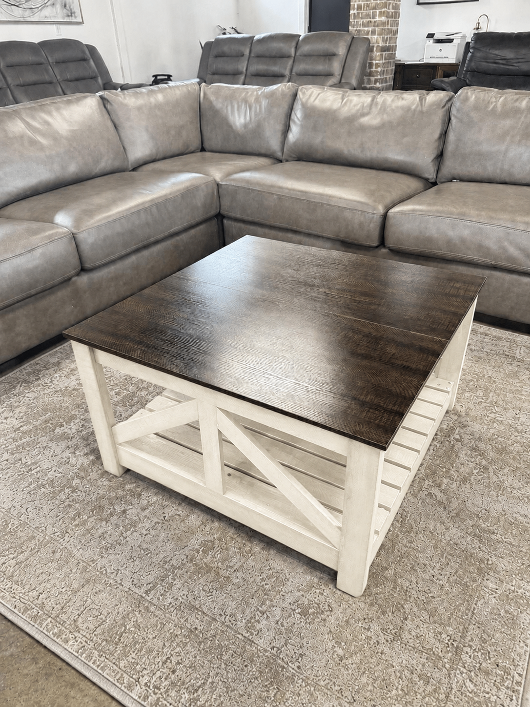 Square Farmhouse Coffee Table
