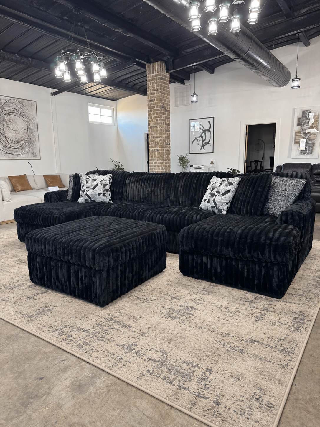 Ashley Midnight Madness Oversized Sectional